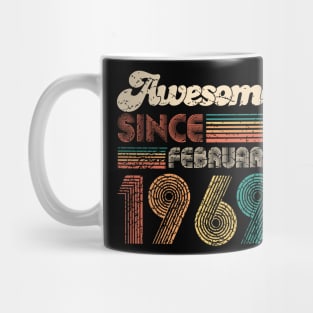 50th Birthday Gift - Vintage February 1969 Women Men Mug